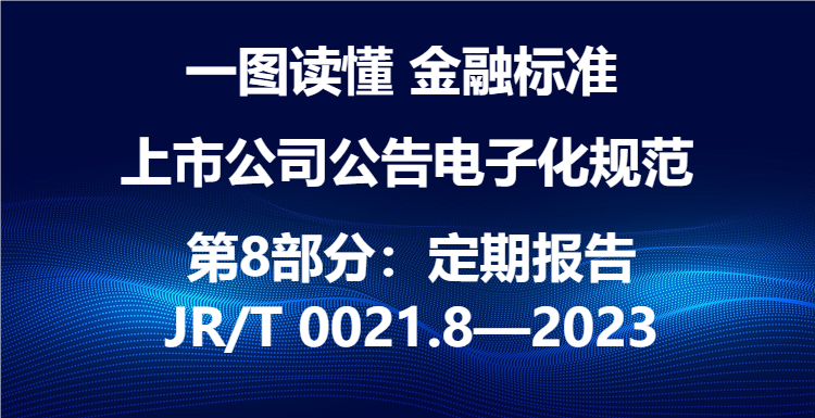 一图读懂《上市公司公告电子化规范》定期报告